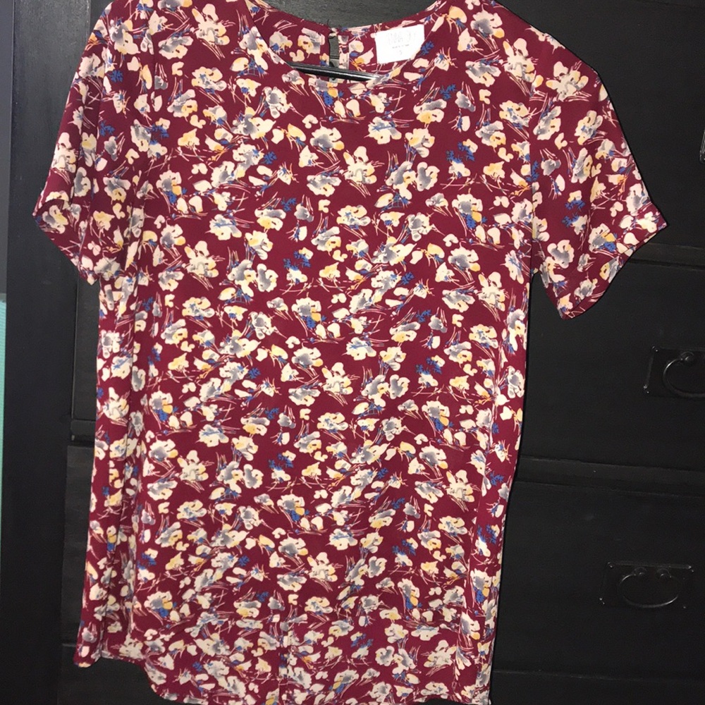 Short sleeve flora tee